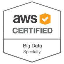 AWS Big Data Specialty badge