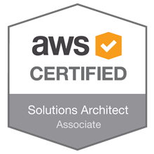 AWS Solutions Architect Associate badge